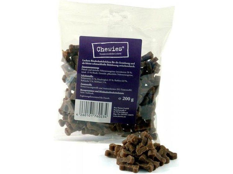 Chewies Oksekødsterninger 200g - Usorteret  - 4260101760234