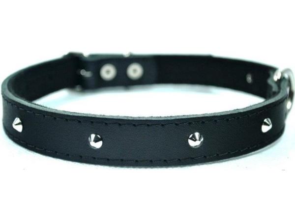Chaba Læder Kravepynt til Hunde - Elegant Sort Design