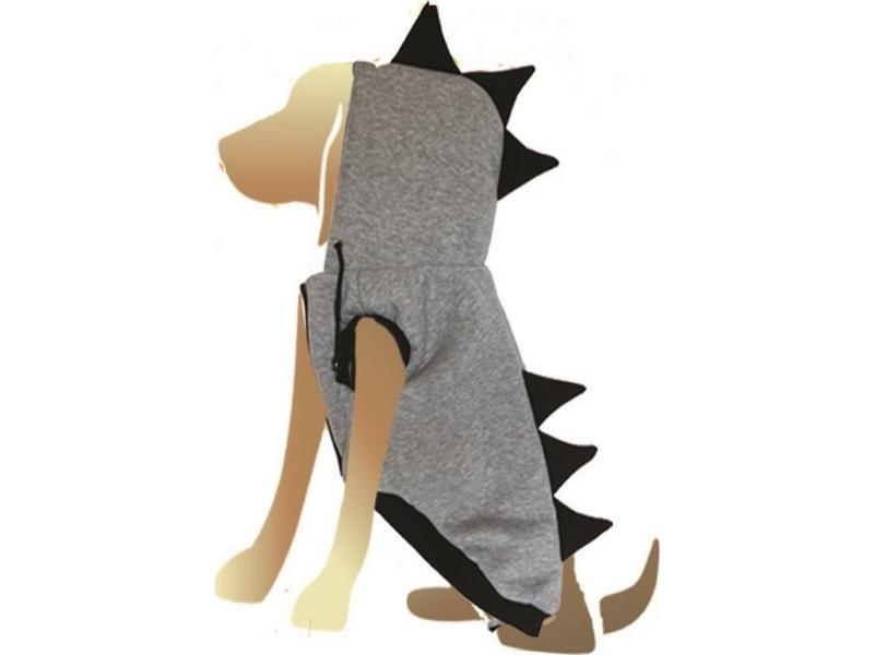 Lab Fleece Sweatshirt T-Rex i Grå - Fantastisk tilbud!