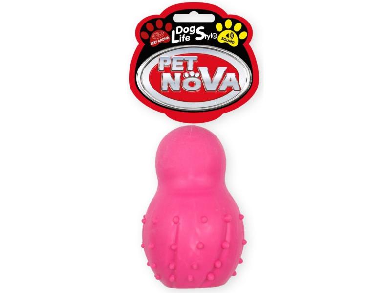 Pet Nova TPR Snemand i Lyserød - 9,5 cm