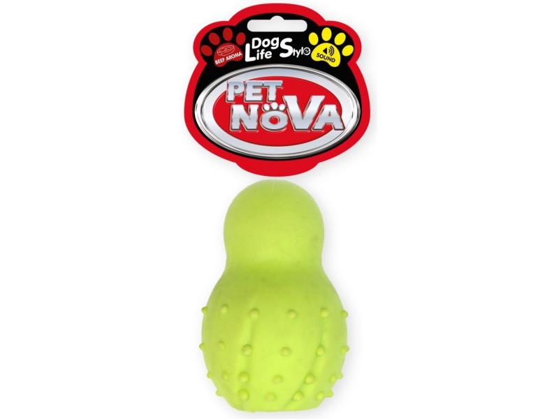 Pet Nova Tpr Snowman Yellow 9.5cm - Pet Nova  - 5904378732028