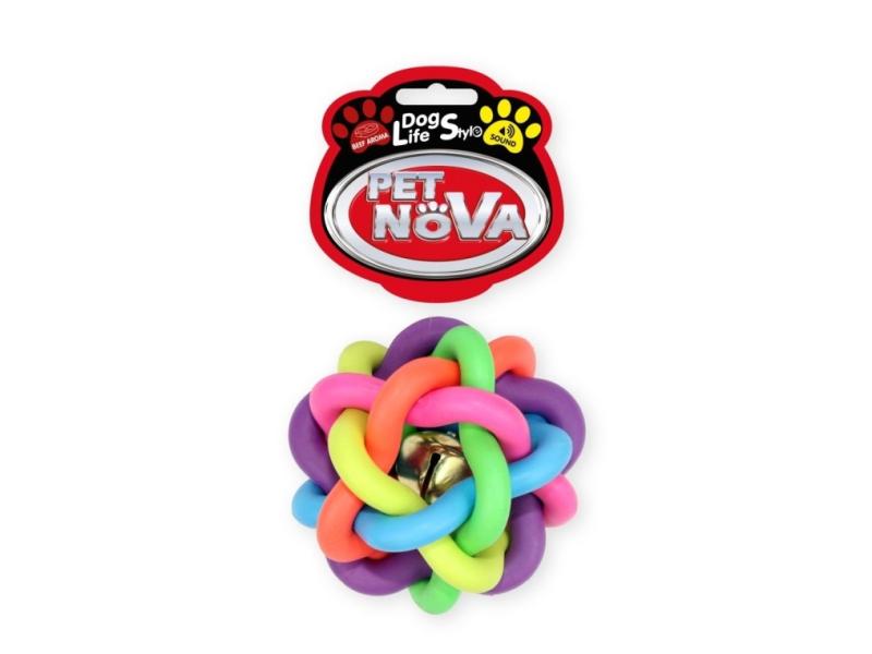 Pet Nova TPR Bellball 10,5 cm - Sjovt legetøj til kæledyr