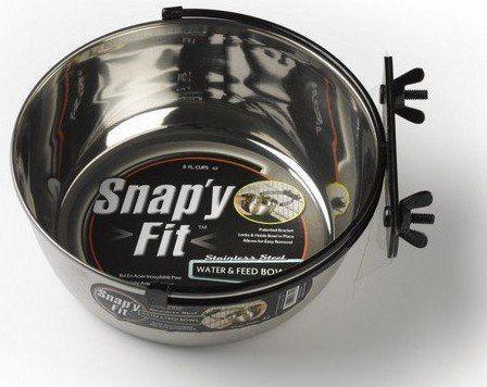 Midwest Snap Fit Stålburskål 2000 ml - Fantastisk tilbud!
