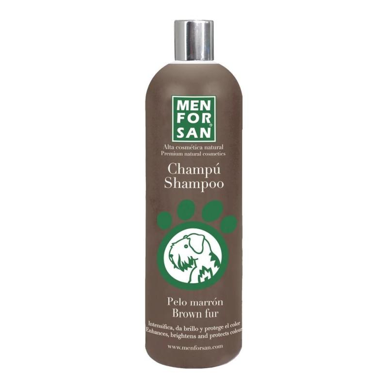Menforsan Shampoo til Hunde - Kastanjebrunt Hår 1L