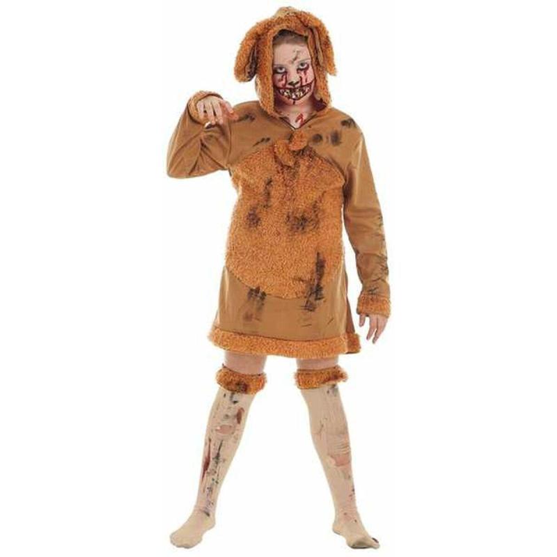 Zombie Hund Kostume Sæt til Børn - Fantastisk Festtilbud!