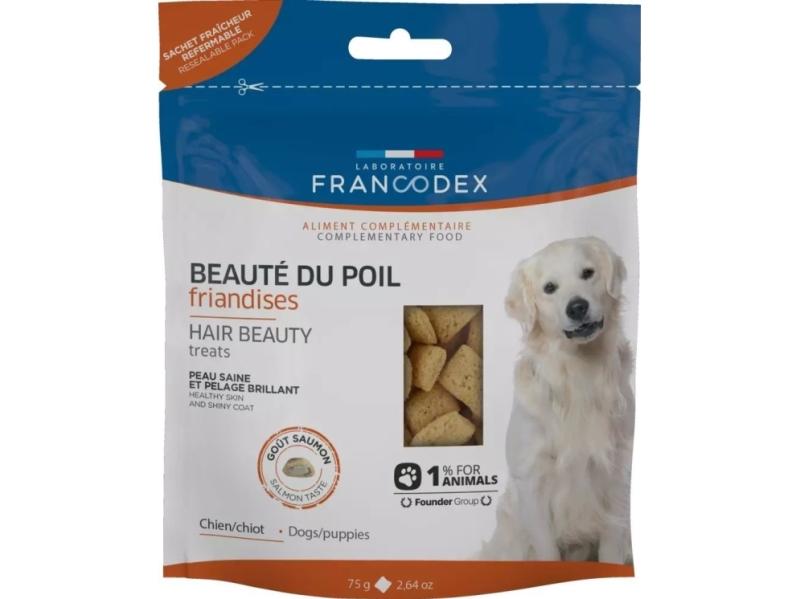 Francodex Hundegodbidder til Smuk Pels 75g - Tilbud!