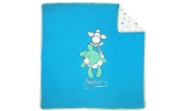 Baby Plaid Hund Lille Fugl - Casa Decor