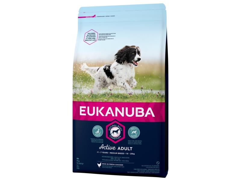 Eukanuba Euk Adult Medium Breed 3 - Eukanuba  - 8710255119786