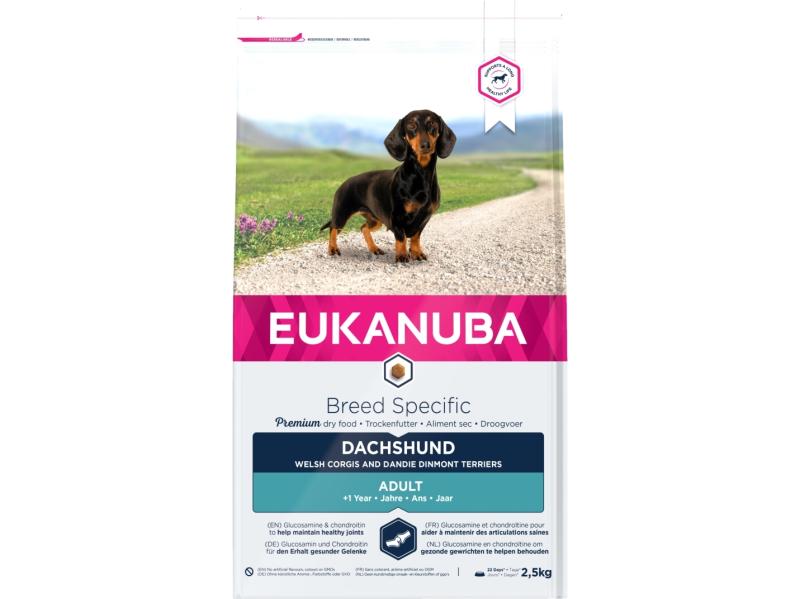 Eukanuba Euk Dachshund Foder 2,5 kg – Fantastisk tilbud!