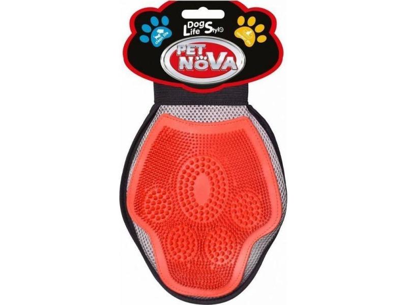 Pet Nova Pet Nova Handske Til Børstning Hundehår 3in1 - Pet Nova  - 5903031443820