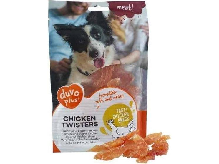 Duvo 80g Kylling Twisters - Perfekt Snack til Hunde!