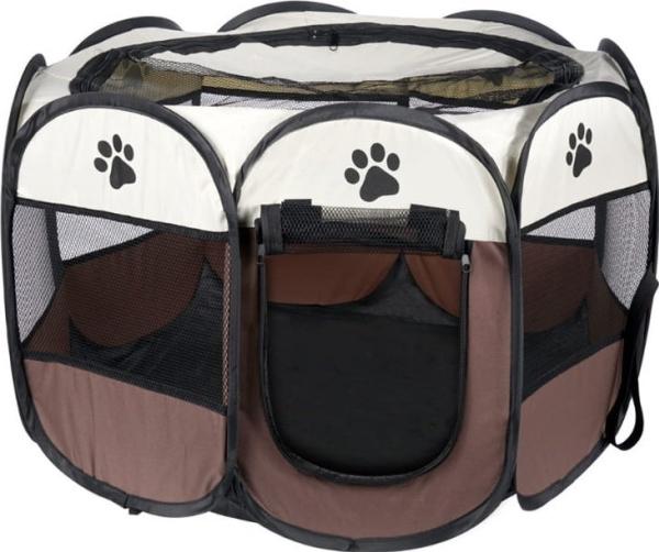 Leobert Hunde Kattepen 74x74x43 Brun - Leobert  - 5903332075218