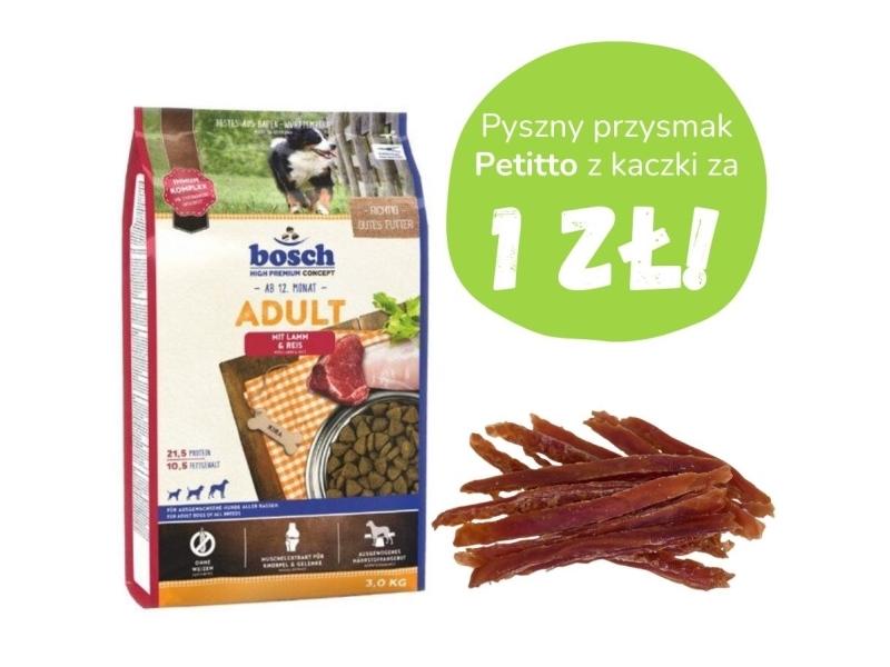 Bosch 5208003 Voksen Lam med Ris, 3 kg - Tilbud!