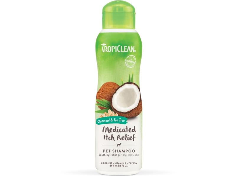 Tropiclean Havregryns- og Teatree Shampoo - Udsalg!