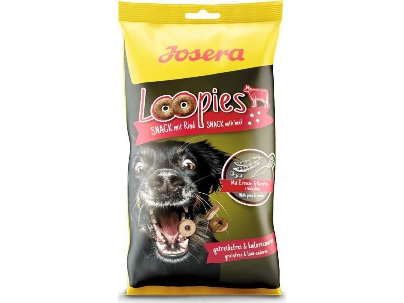 Josera Loopies til voksne med bøf, 150 g - Kæledyrsgodbidder