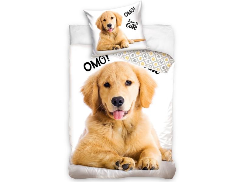 Hund Omg Sengetøj 140x200 i 100% Bomuld - Fantastisk Tilbud!