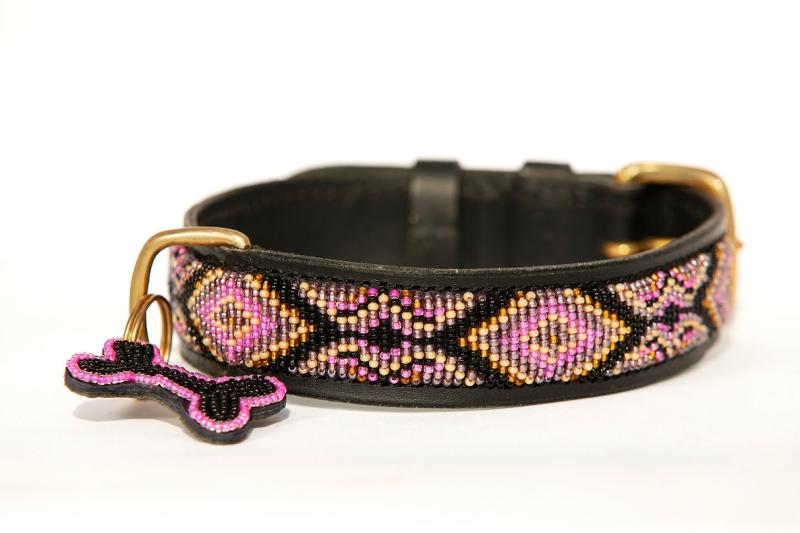 Ombima Pink Hundehalsbånd Zinj Design - Kampuni