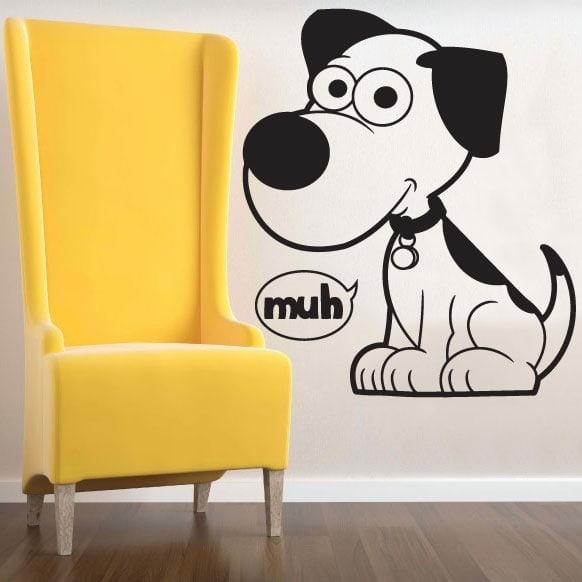 Muh Hund Wallsticker -