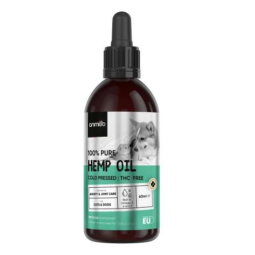 Hampefrøolie Til Hund Kat - Animigo  - 5056128127087
