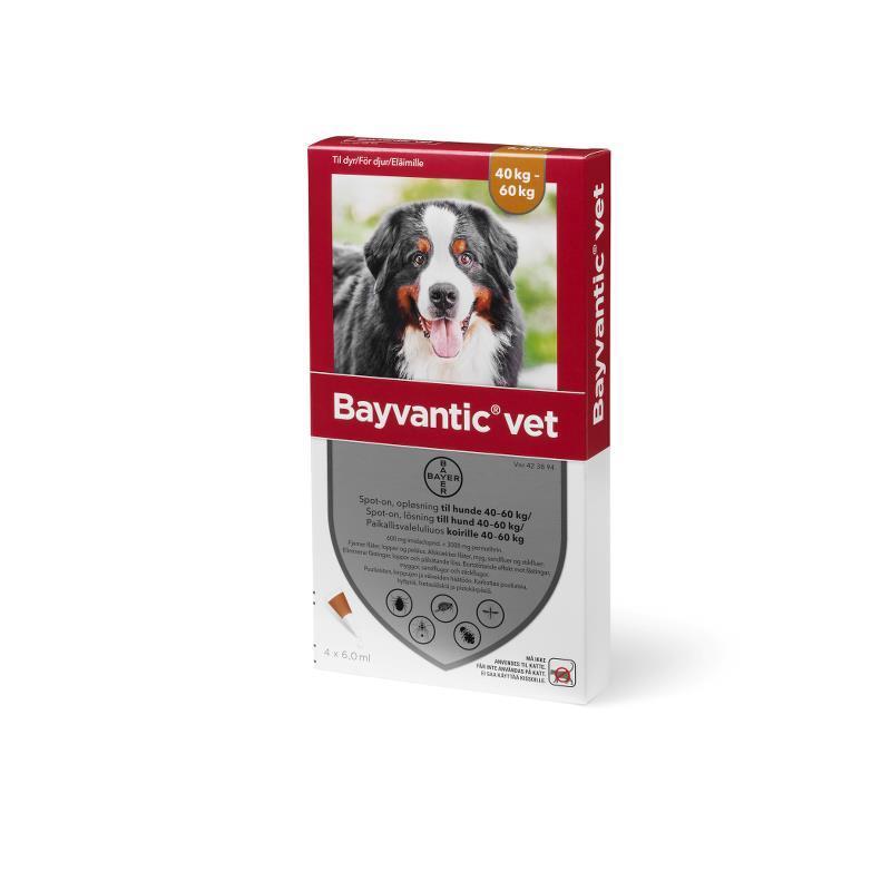 Bayvantic Vet. Hund 40 60 4x6,0ml - Bayvantic  - 7046264238943