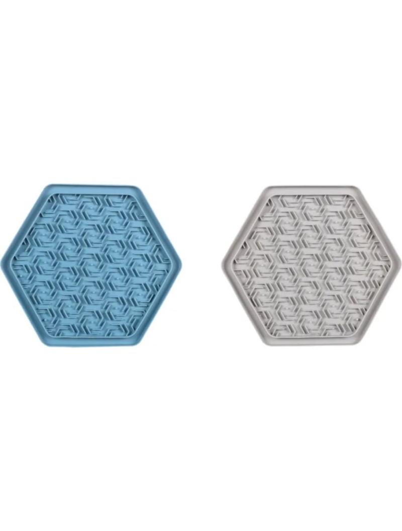 Flamingo Slikkemåtte Jelly Hexagon – Sjovt måltidstilbehør