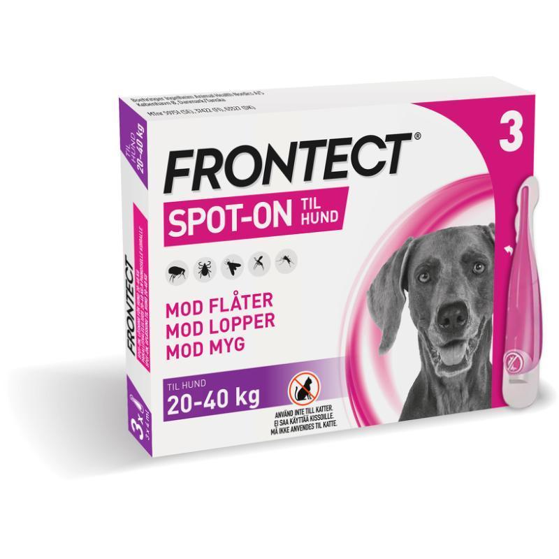 Frontect Spot-On til Hund 20-40 kg - Bekæmpelse af Lopper og Flåter