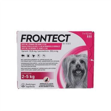 Frontect Spot-On til Hunde 2-5 kg – Effektiv mod Lopper og Flåter