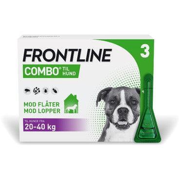 Frontline Combo til hunde 20-40 kg – Effektiv mod lopper og flåter