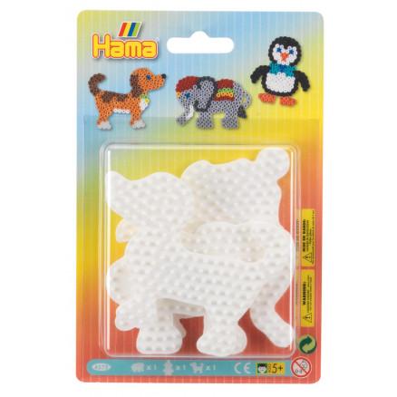 Hama Midi Blisterpak 4572 Elefant, Pingvin & Hund 3 Stk - Hama  - 028178045722
