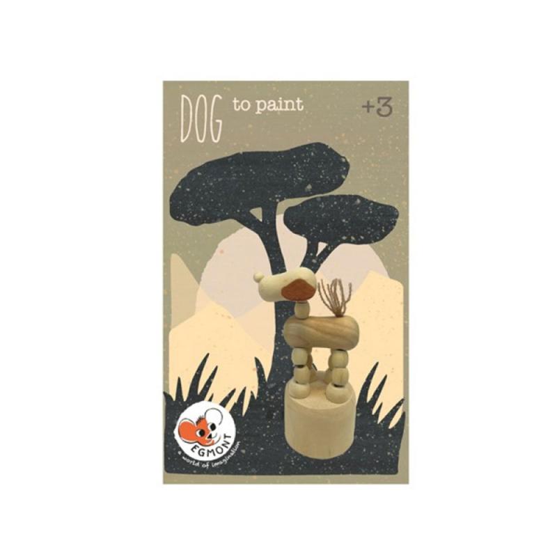 Mal Din Egen Push Hund - Egmont Toys  - 5420023041302
