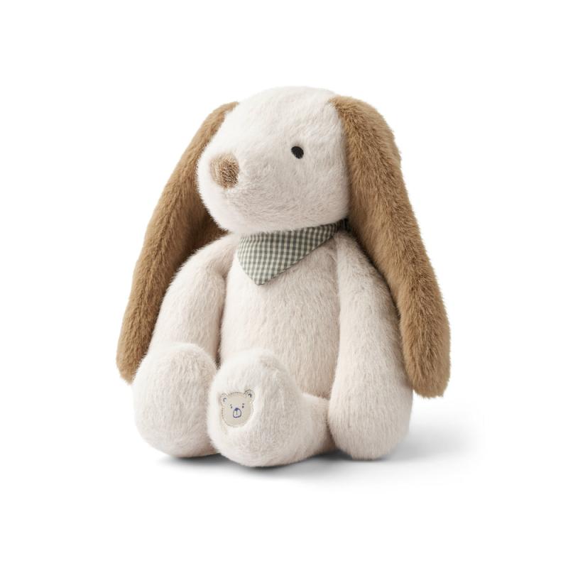 Liewood Berto Hund 23 cm - Blød Bamse i Sandy Farve