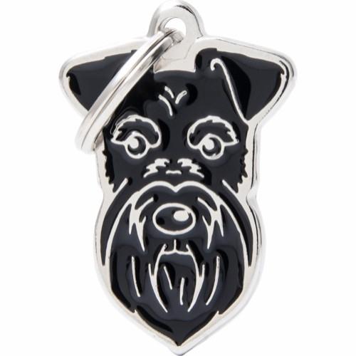 Schnauzer Hundetegn i Flere Farver - Kvalitetsnavneskilt