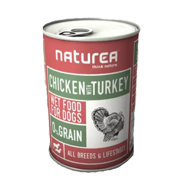 Forkæl din hund med Naturea Vådfoder - Kylling & Kalkun!