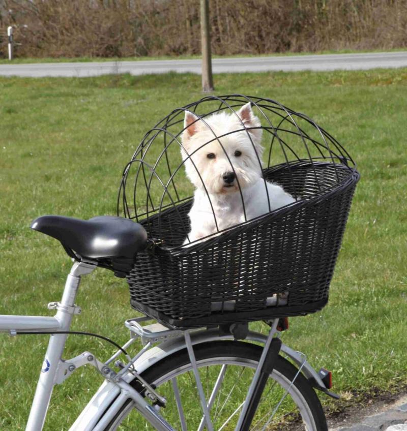 Cykelkurv Til Bagagebærer. Pileflet Med Trådgitter. - Trixie  - 4011905131177