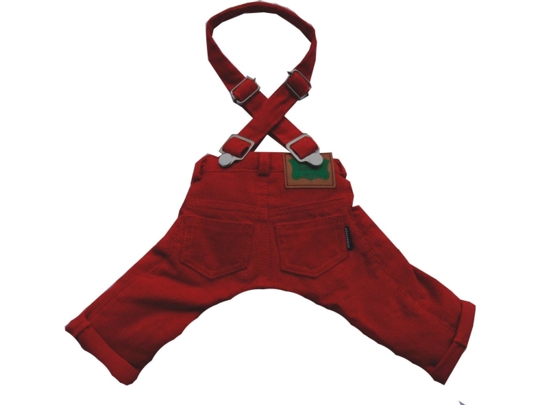 Fløjlsbukser Rød 25cm 38cm - Doggydolly  - 8858728530079