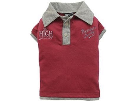 Doggydolly Polo Shirt Rød 20cm 33cm - Doggydolly  - 8859122723524
