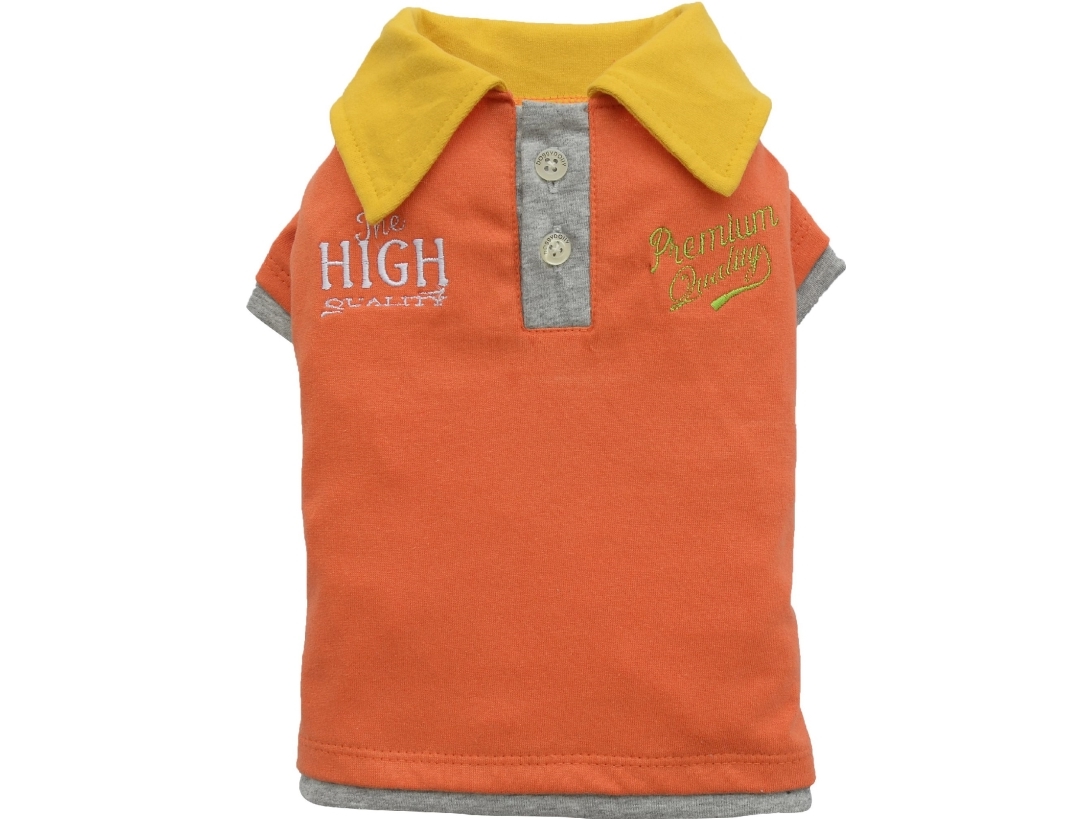 Doggydolly Polo Shirt Orange 25cm 38cm - Doggydolly  - 8859122723463