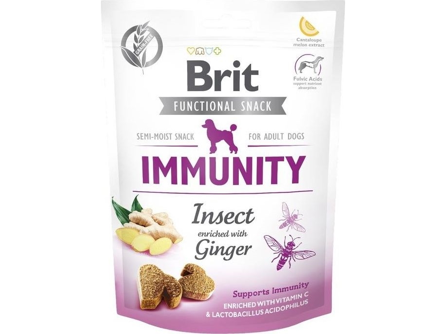 Brit Immunity Insect Snacks Hund Voksen Insekt 150 - Brit Care  - 8595602539970