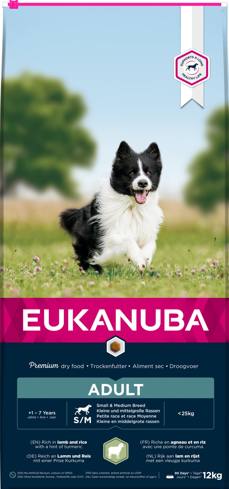 Eukanuba Euk Adult & Medium Lamb & Rice - Eukanuba  - 8710255121246