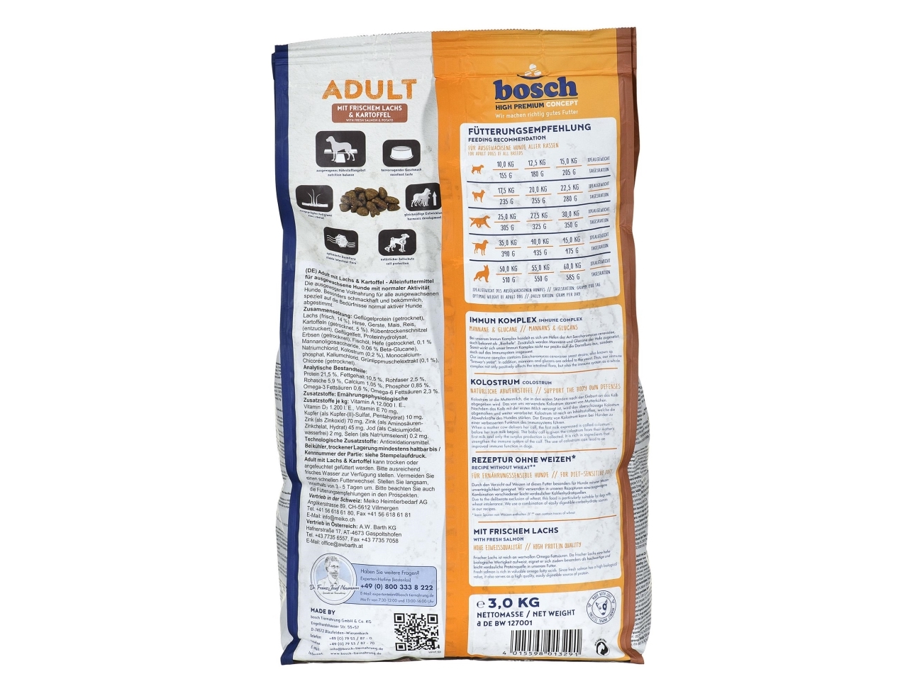 Bosch 09030 Adult Salmon Potato - Bosch  - 4015598013314