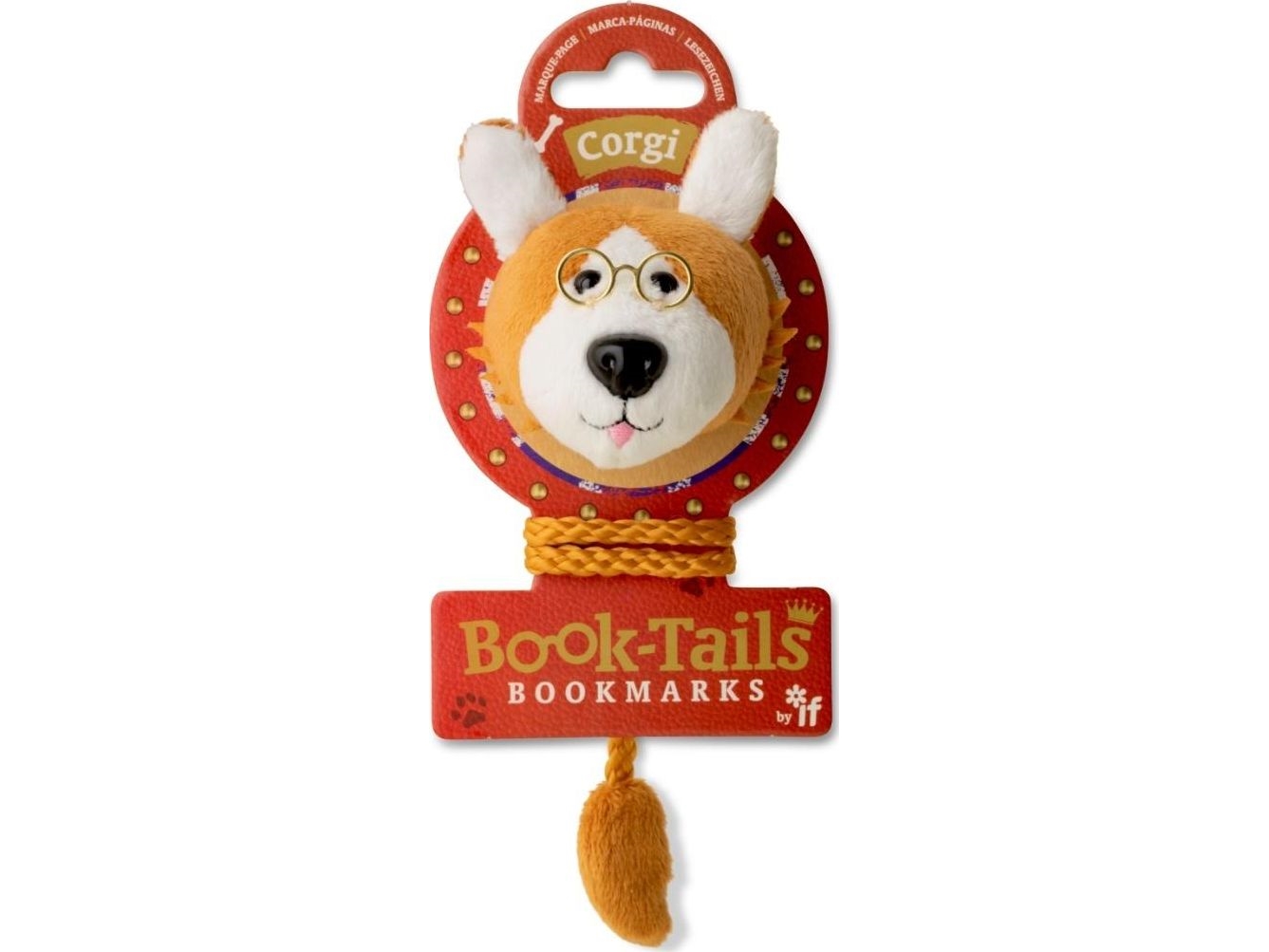Book Tails Corgi Hund Plys Bogmærke - IfØ  - 5035393968083