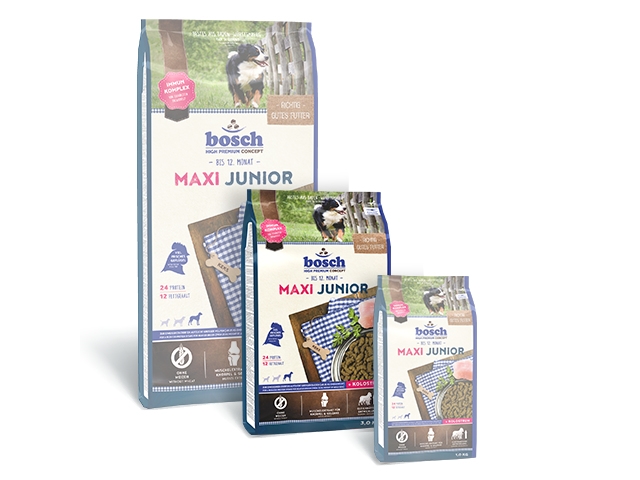 Bosch Maxi Junior Hundehvalp Maxi Fjerkræ - Bosch  - 4015598012904
