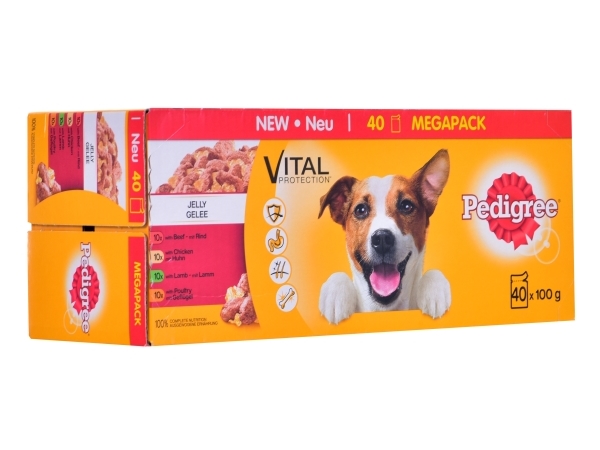 Pedigree Adult Blanding Smagsvarianter 40x100g - Pedigree  - 5900951267833