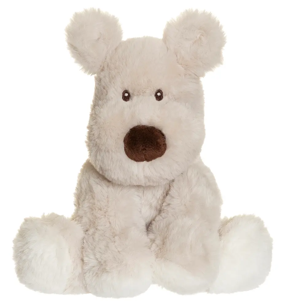 Teddy Mocca Lille Hund Grå - Teddykompaniet  - 7331626042390