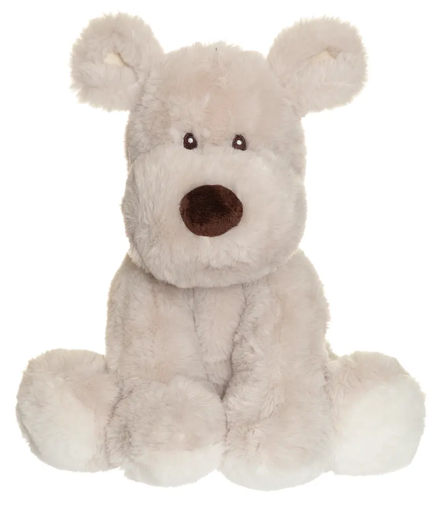 Teddy Mocca Stor Hund Grå - Teddykompaniet  - 7331626042406