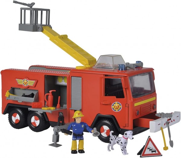 Simba Fireman Sam Jupiter Pro Brandbil Sam Figur Hund Figur 9252516 - Simba  - 4006592074302