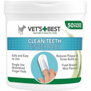 Vets Best Clean Fingertut Til Tandpleje Stk - Vets Best  - 031658803606