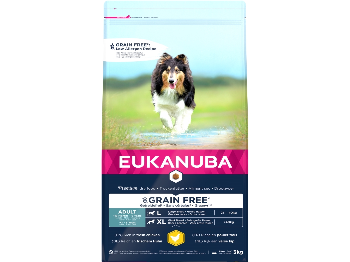 Eukanuba Euk Adult Grainfree Chicken 3kg - Eukanuba  - 8710255187976