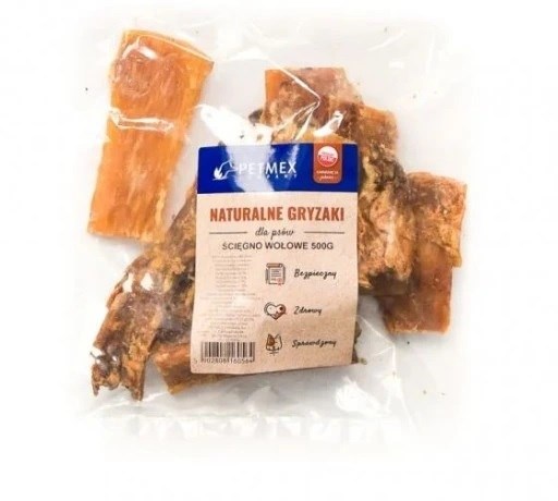 Hund Tygge Petmex Oksekød Sener 500g - Petmex  - 5902808160564