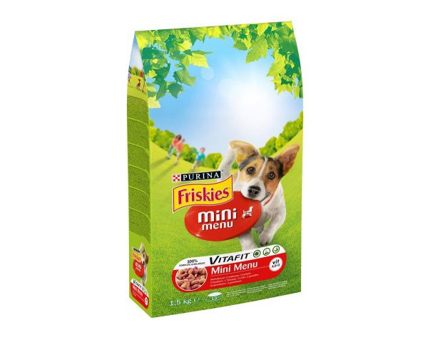 Purina Friskies Mini Menu Voksen Mini 10kg Bøf - Purina  - 7613034241207